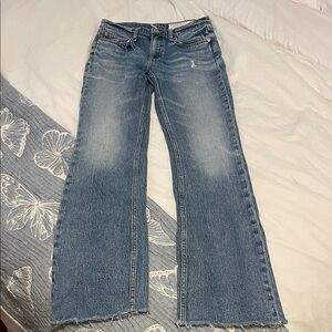 rag & bone Light Blue Flare Jeans